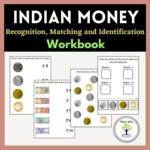 Indian Money Worksheets for Class 1