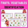 Free Fruits and Vegetables Identification Worksheet