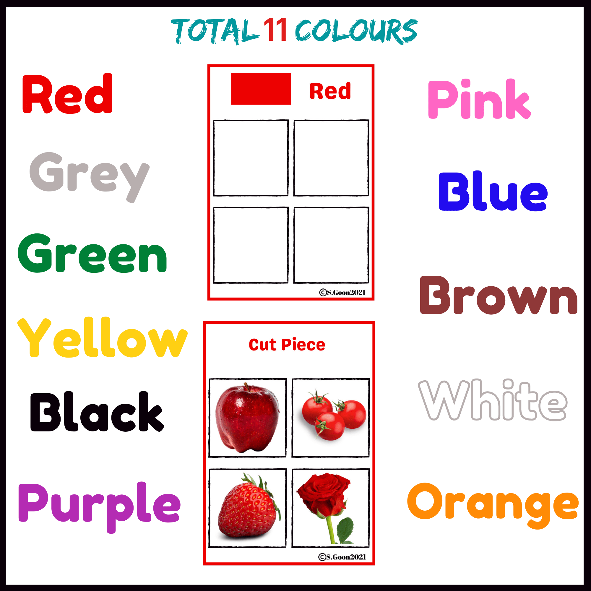 Preschool Colour Sorting Worksheets - Resource For Teacher