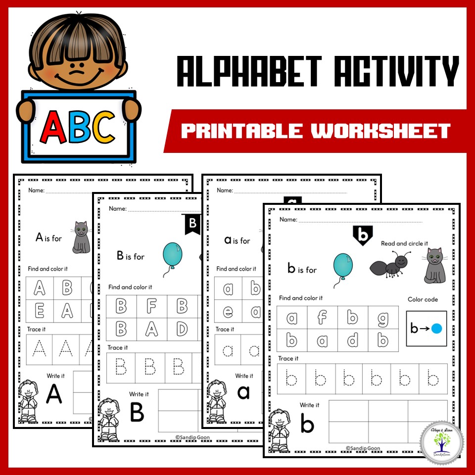 Alphabet Activity Worksheets