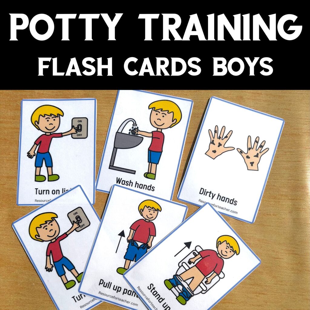 Potty Training Flash Cards, Resources