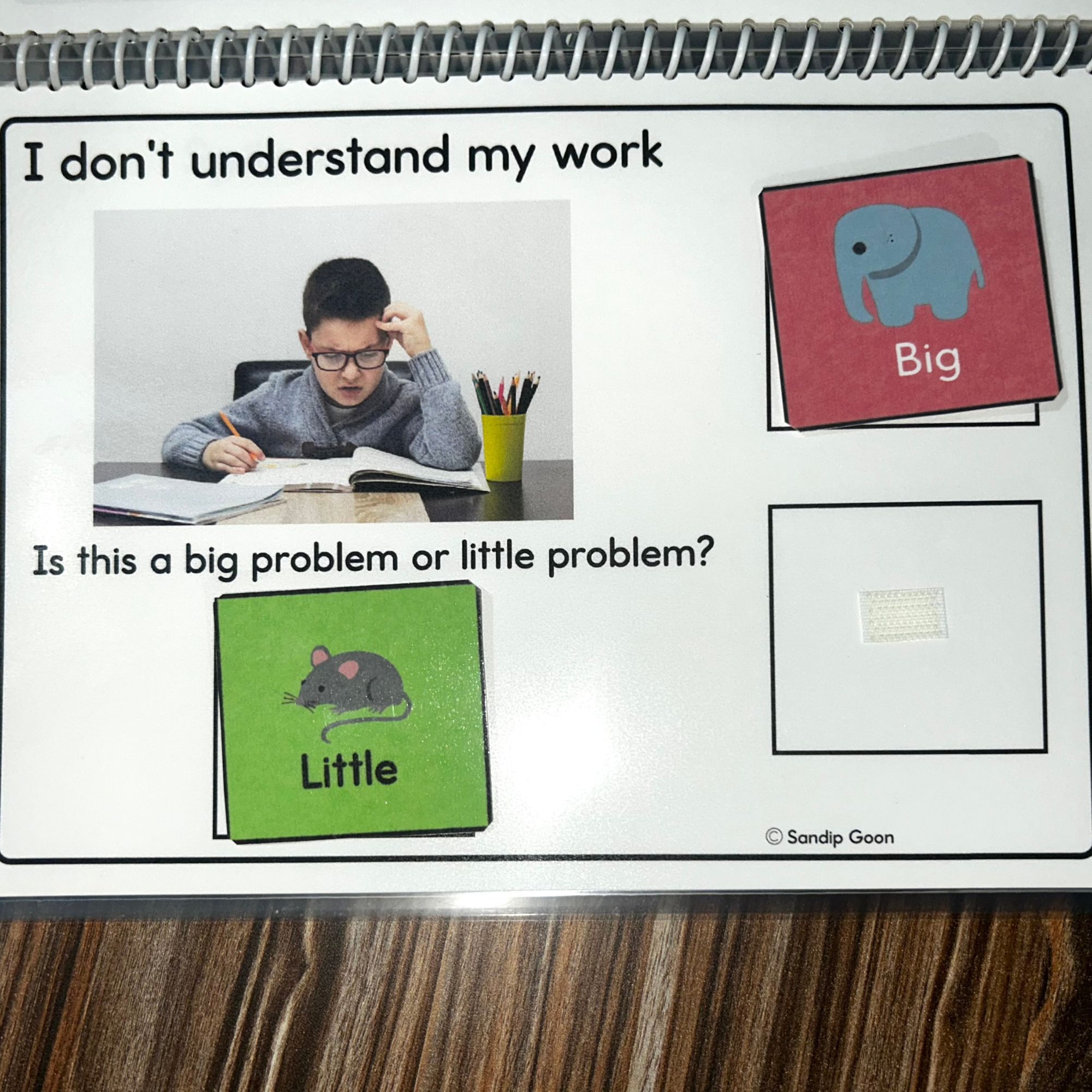 Identifying big and little problems resource for teacher
