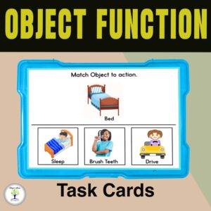 Object Function for Speech Therapy