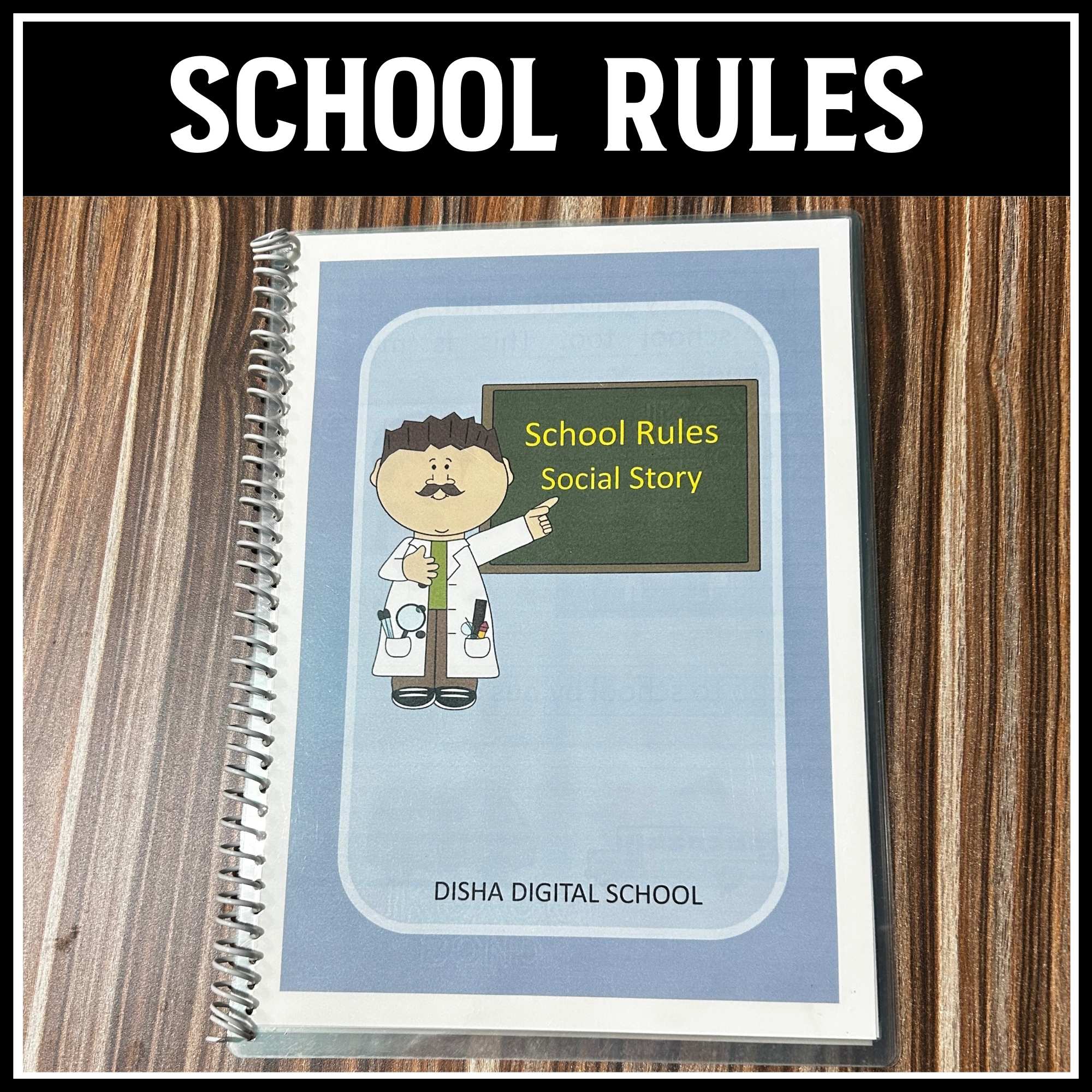 School Rules Social Story Book