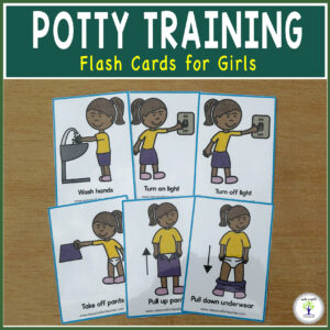 Potty Training flash cards