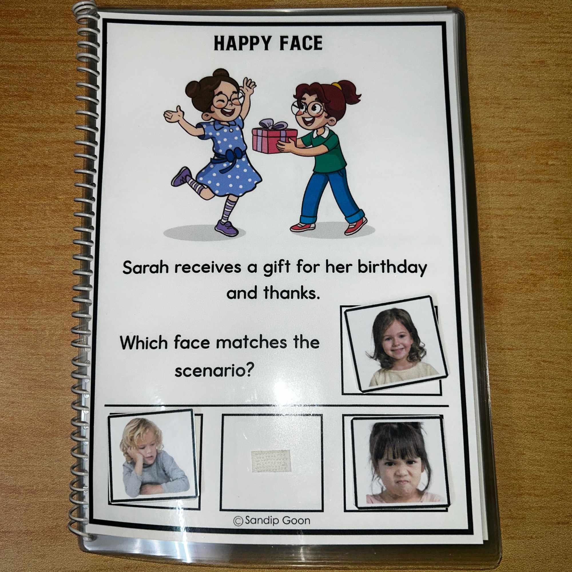 Emotions matching activity