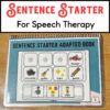 Sentence Structure Speech Therapy