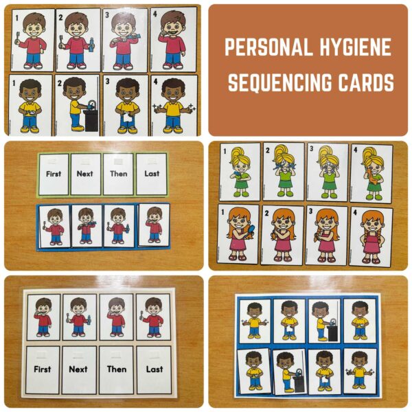Personal Hygiene Sequencing Cards