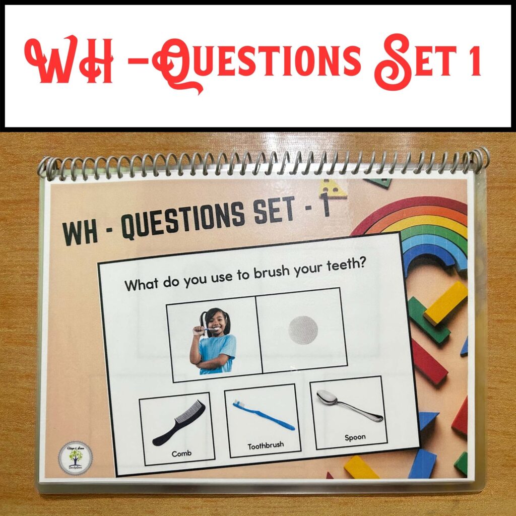 Wh Questions for Speech Therapy