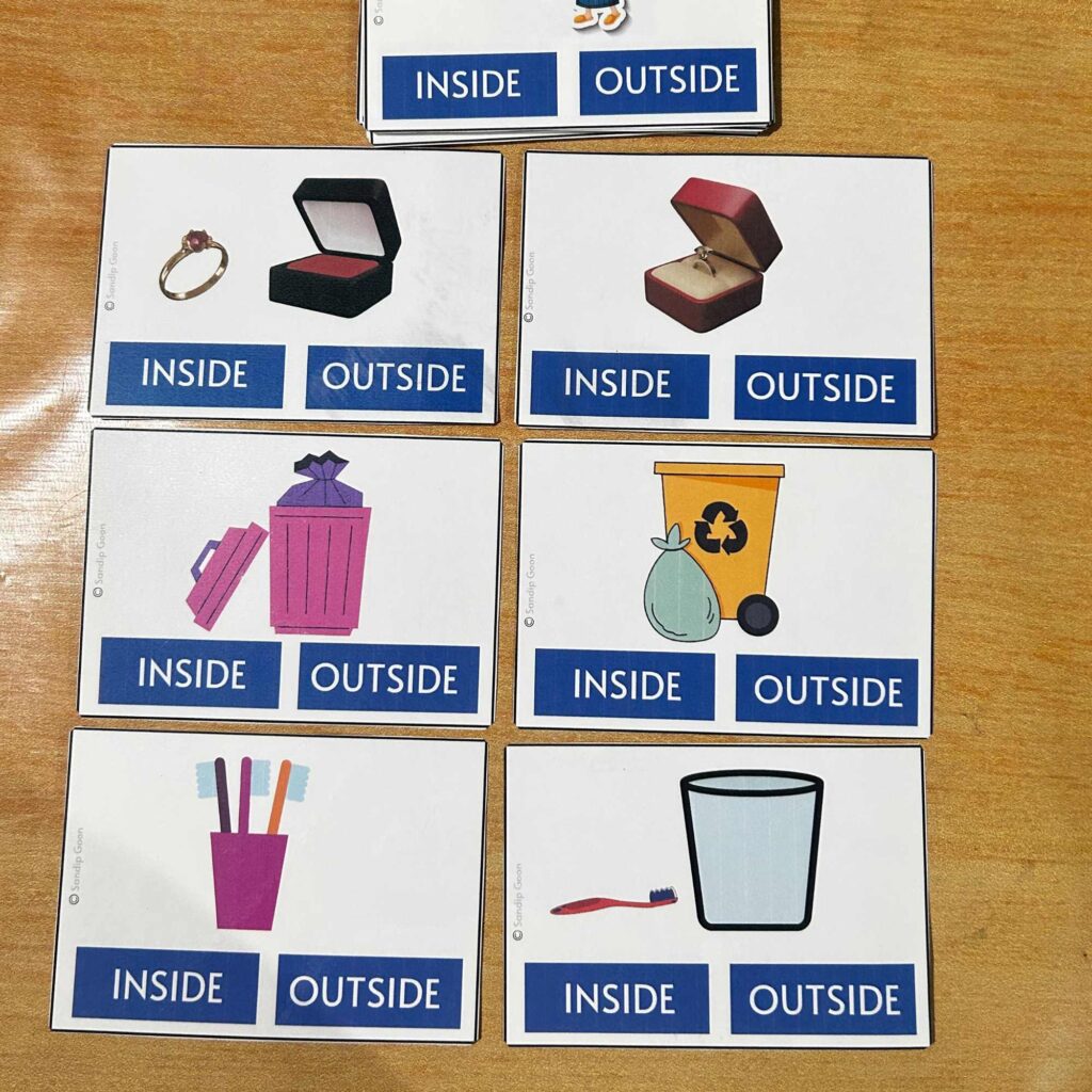 Inside Outside Spatial Concept - Resource For Teacher