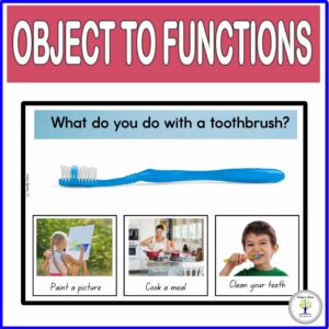 Object Function Speech Therapy