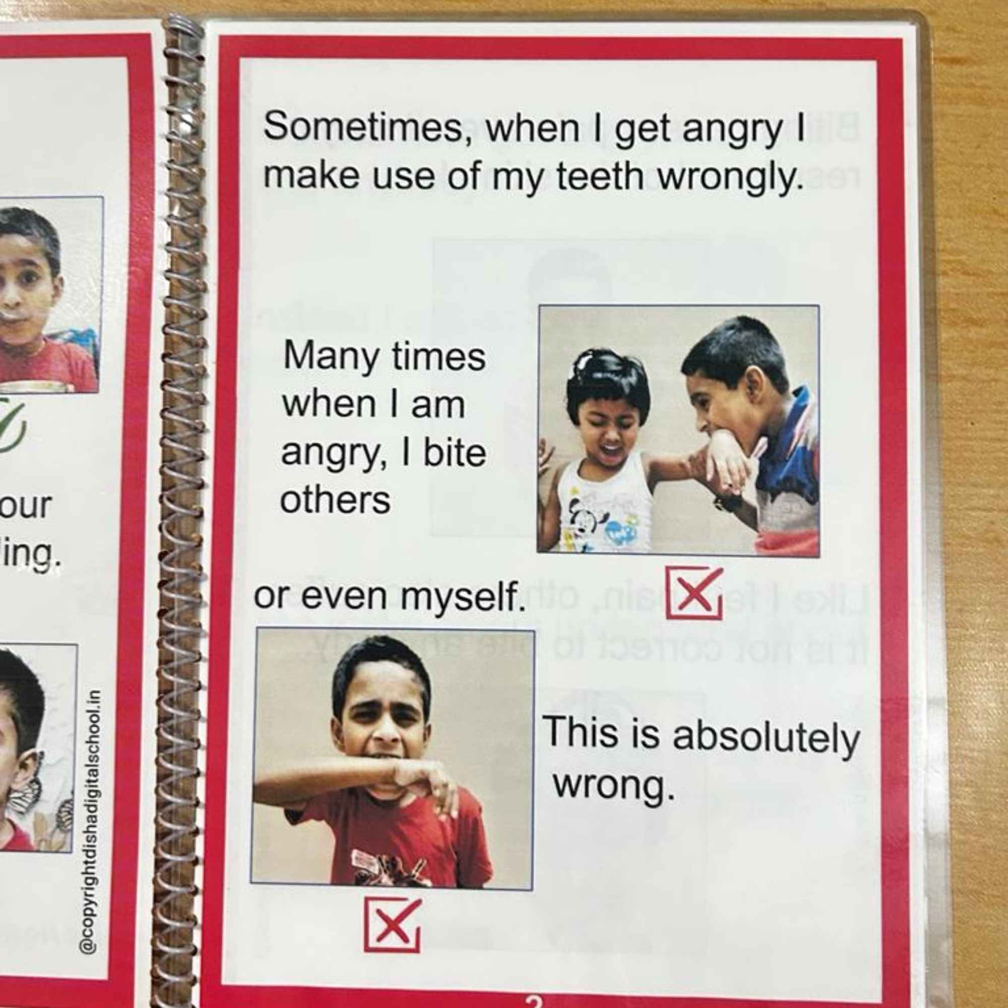 No Biting Social Story for Autism - Image 3