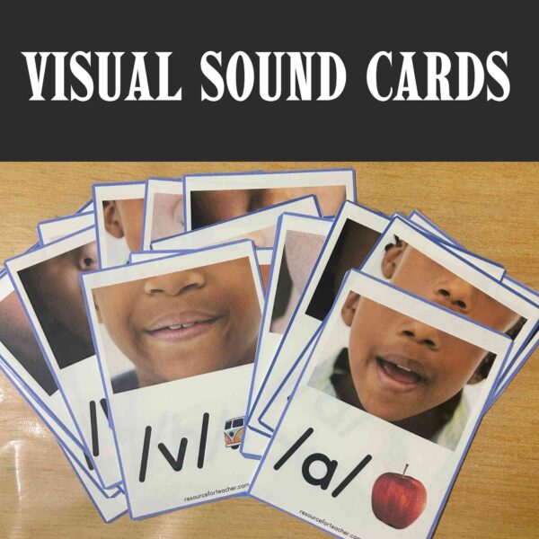 Sounds Cards for Speech Therapy