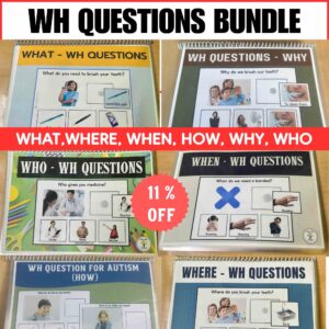 Wh Questions for Speech Therapy