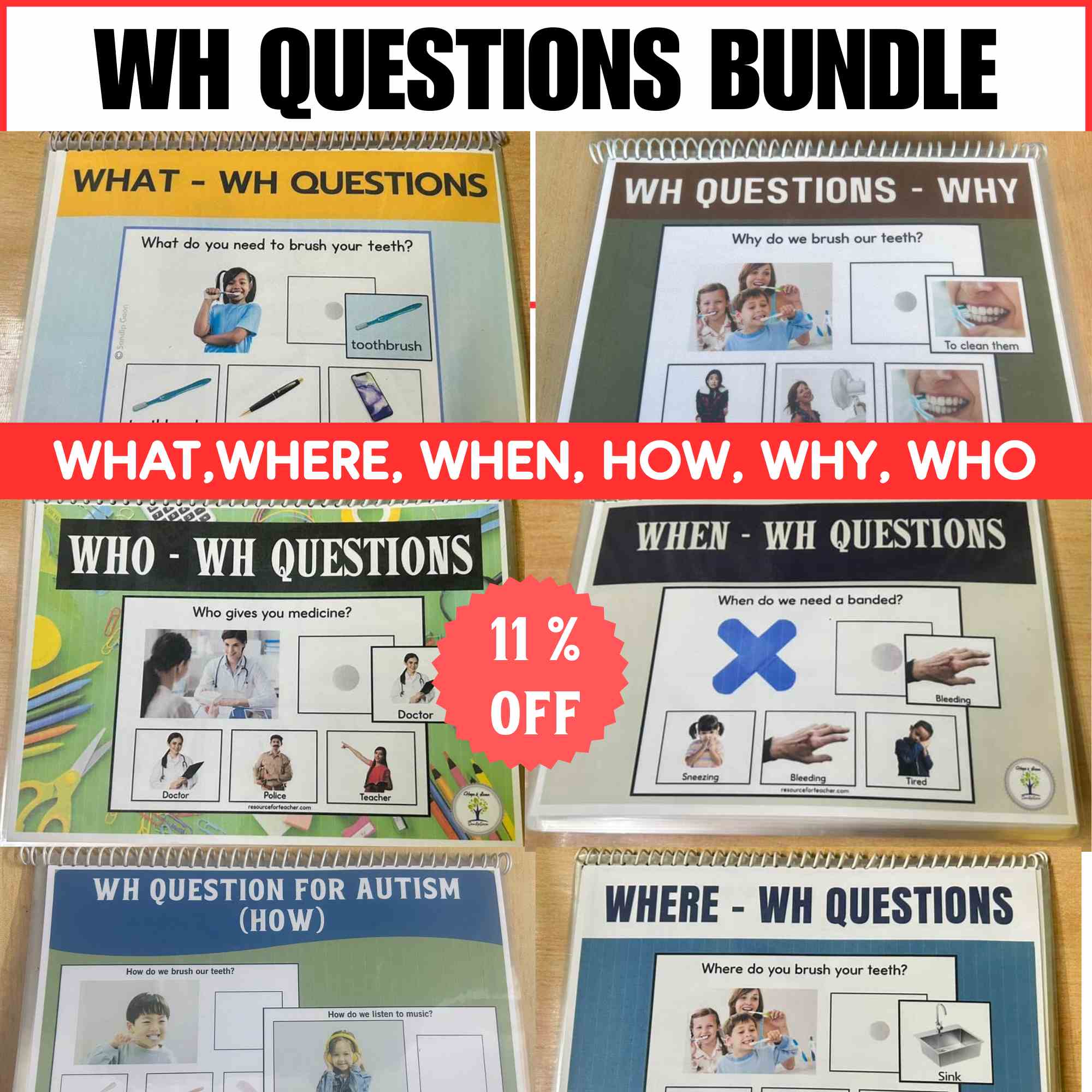 Wh Questions for Speech Therapy