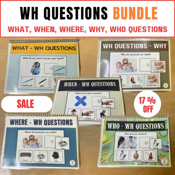 WH Questions for Speech Therapy Bundle