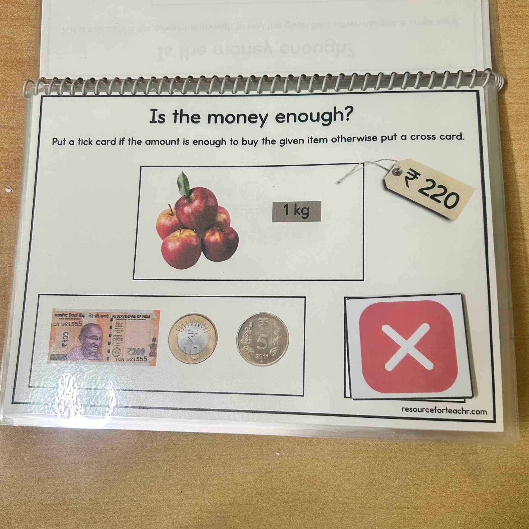 Indian Money Worksheet for Class 2 - Image 4