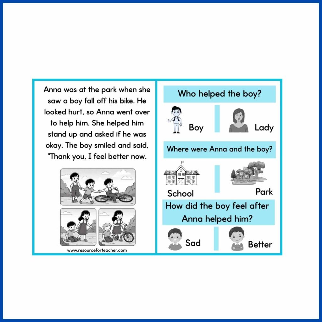 Free Social Skills Scenarios - Resource For Teacher
