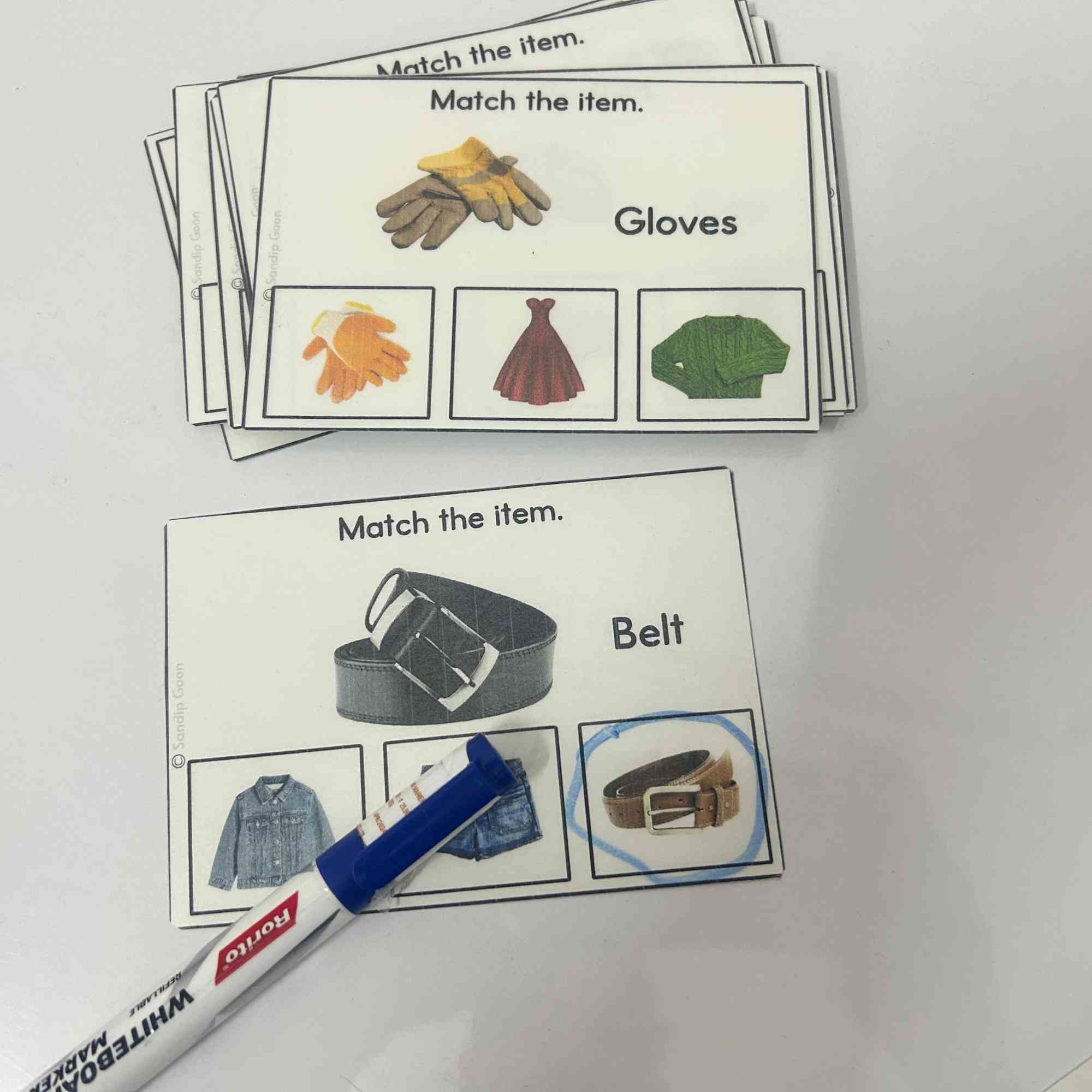 Clothes Matching Task Cards - Image 2