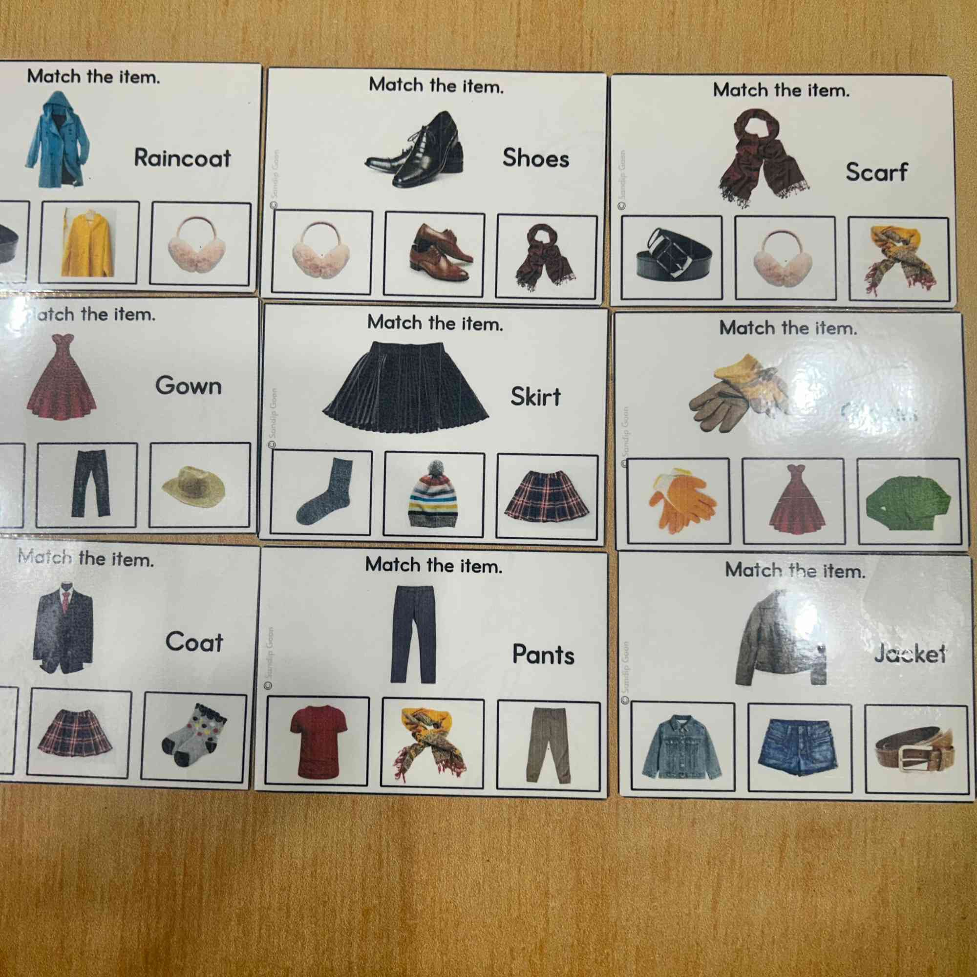 Clothes Matching Task Cards - Image 3