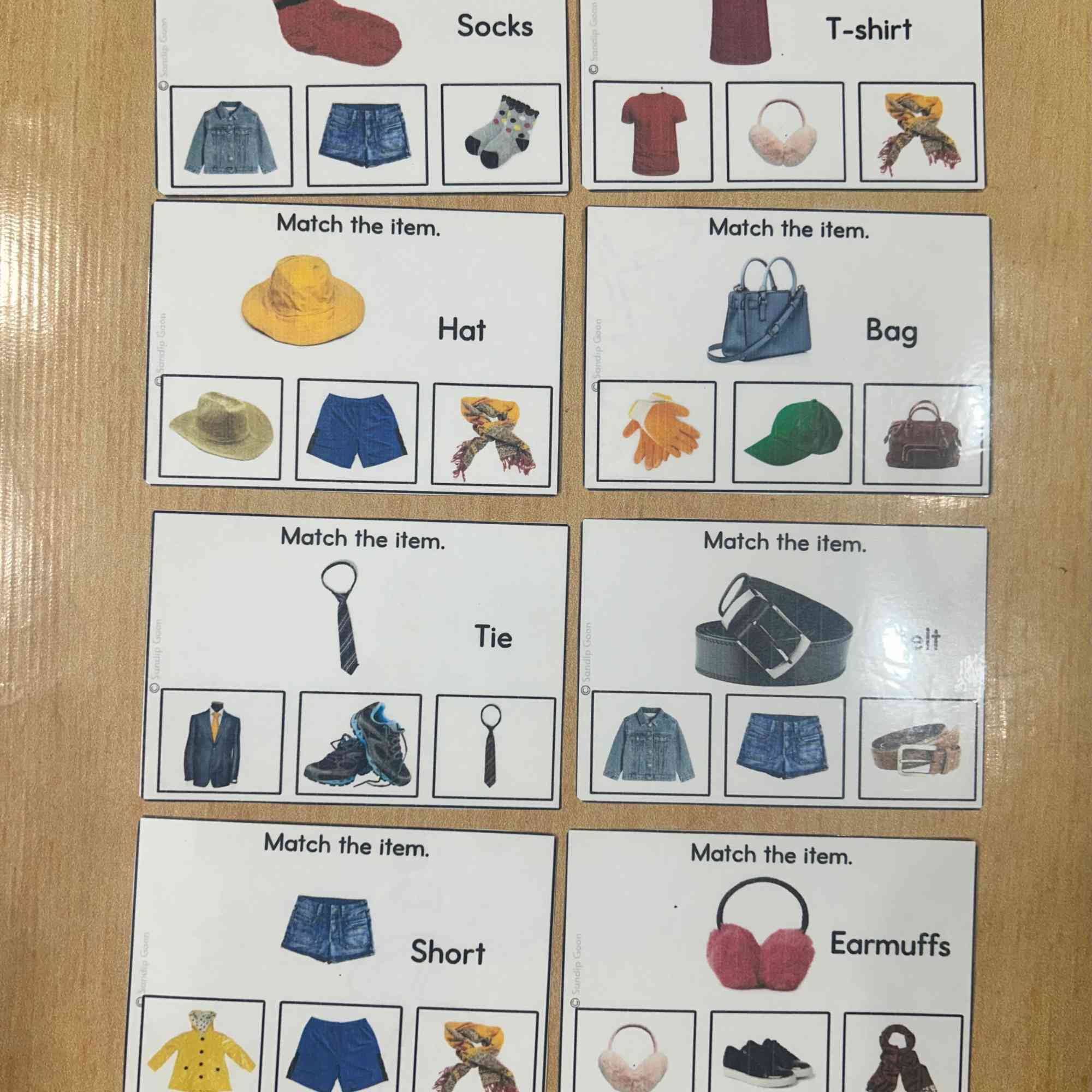 Clothes Matching Task Cards - Image 4