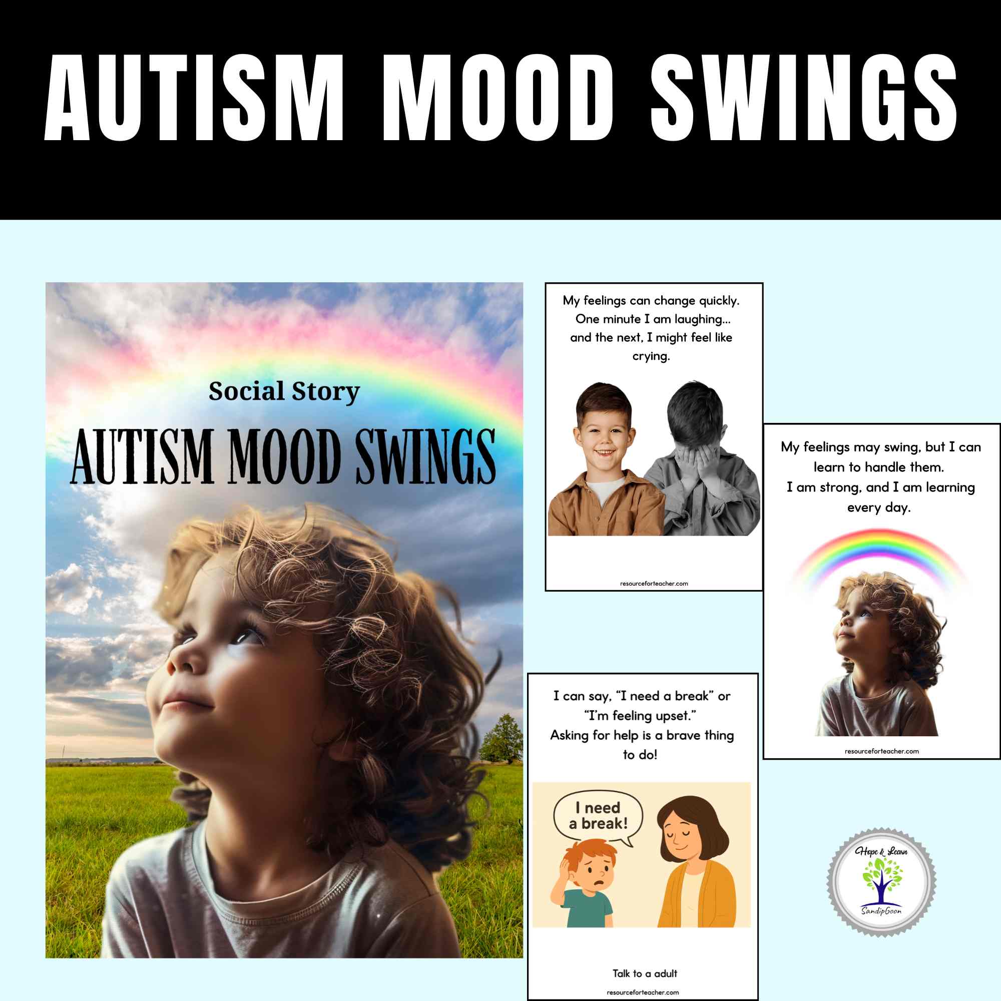 When I Am Frustrated Social Story