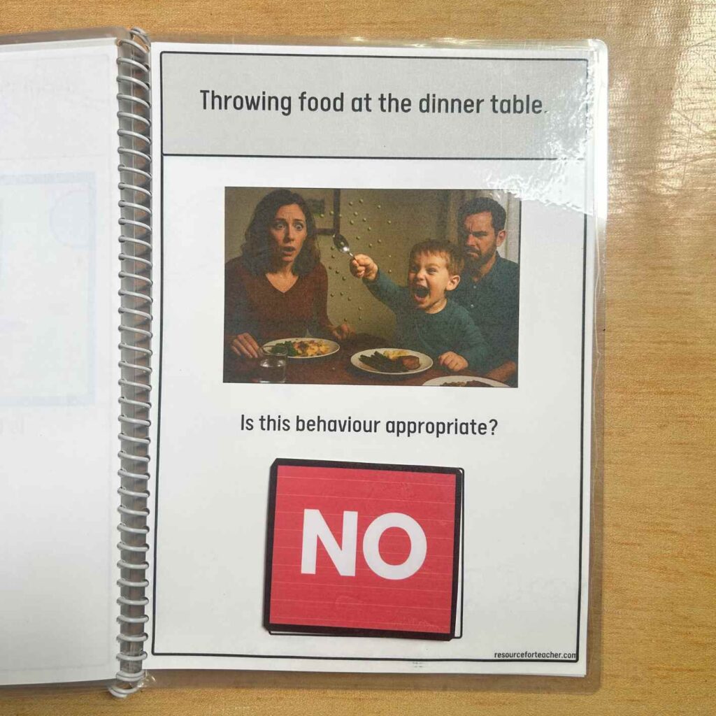 Appropriate And Inappropriate Behaviours - Resource For Teacher