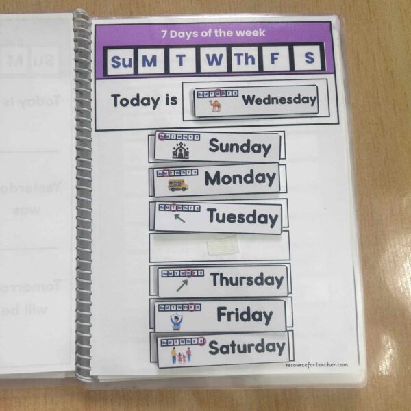 Daily Calendar Activities for Kindergarten