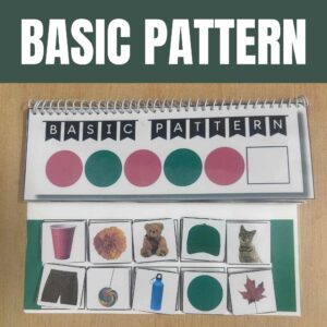 Simple AB Pattern for Kindergarten