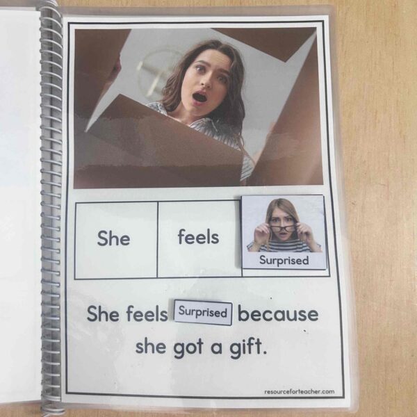Feelings and Emotions Cut and Paste Adapted Book - Image 3