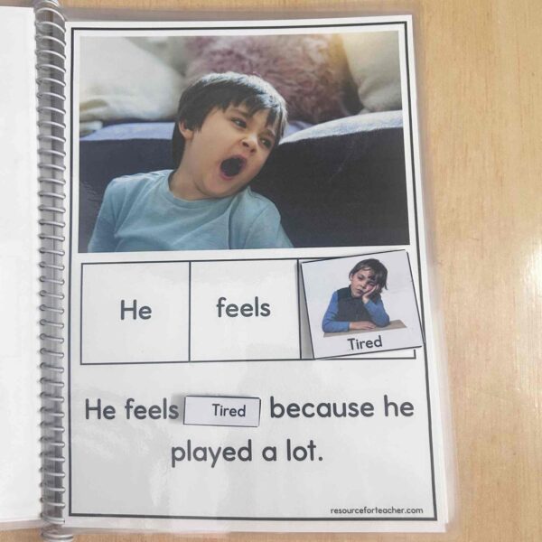 Feelings and Emotions Cut and Paste Adapted Book - Image 4