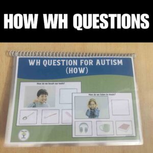 WH Questions for Speech Therapy