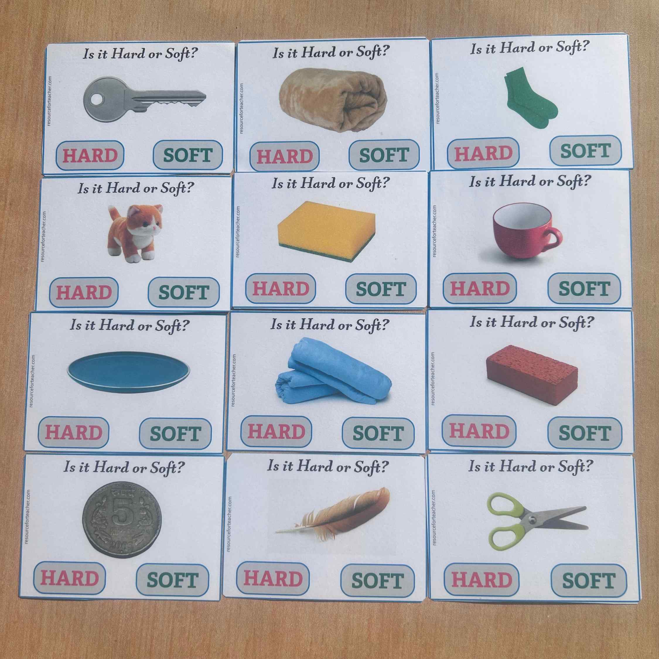 Identify Hard and Soft Basic Concept Task Cards - Image 4