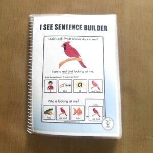 I See Sentence Builder Adapted Book