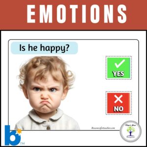 Identify Emotions Yes No Questions