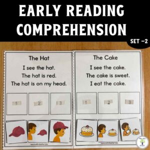 CVC Reading Comprehension | Sequencing Pictures for Autism