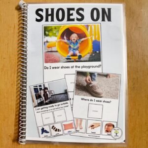 Shoes On and Shoes Off Adapted Book for Autism