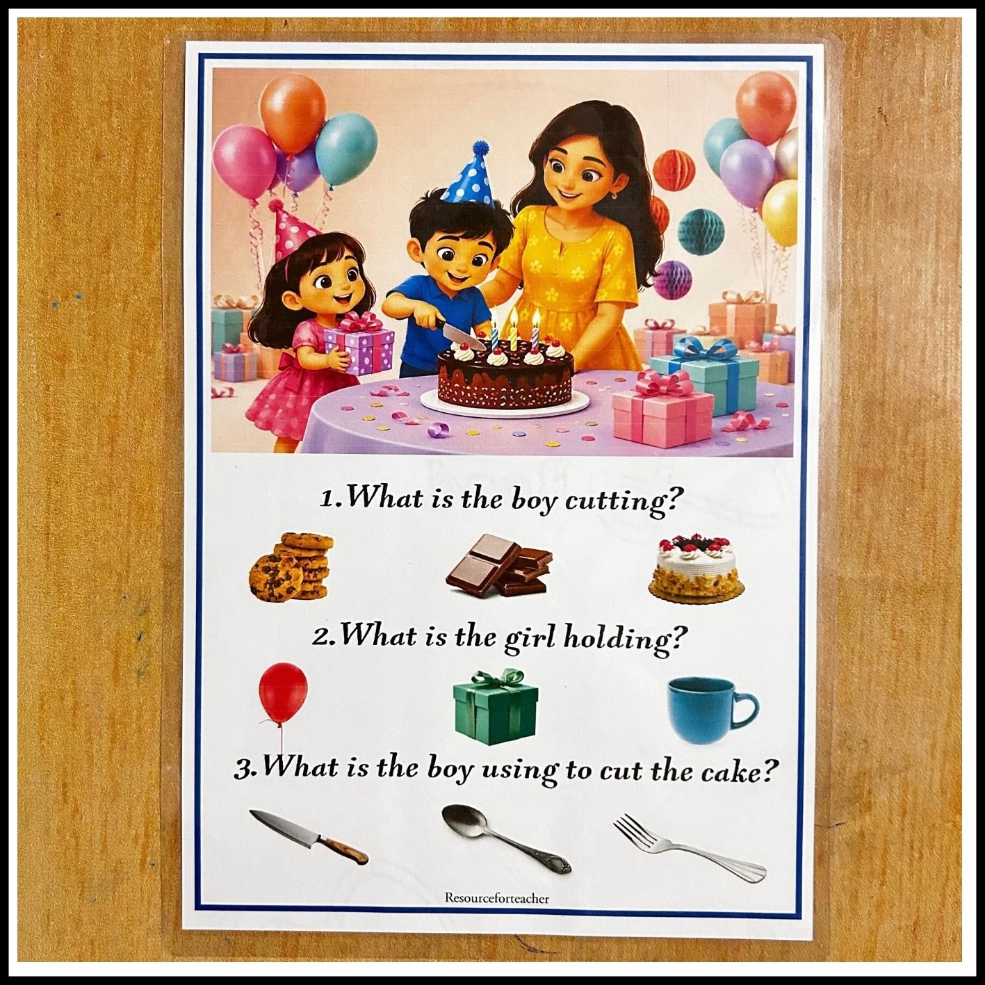 Picture Comprehension for Class 1 - Image 3